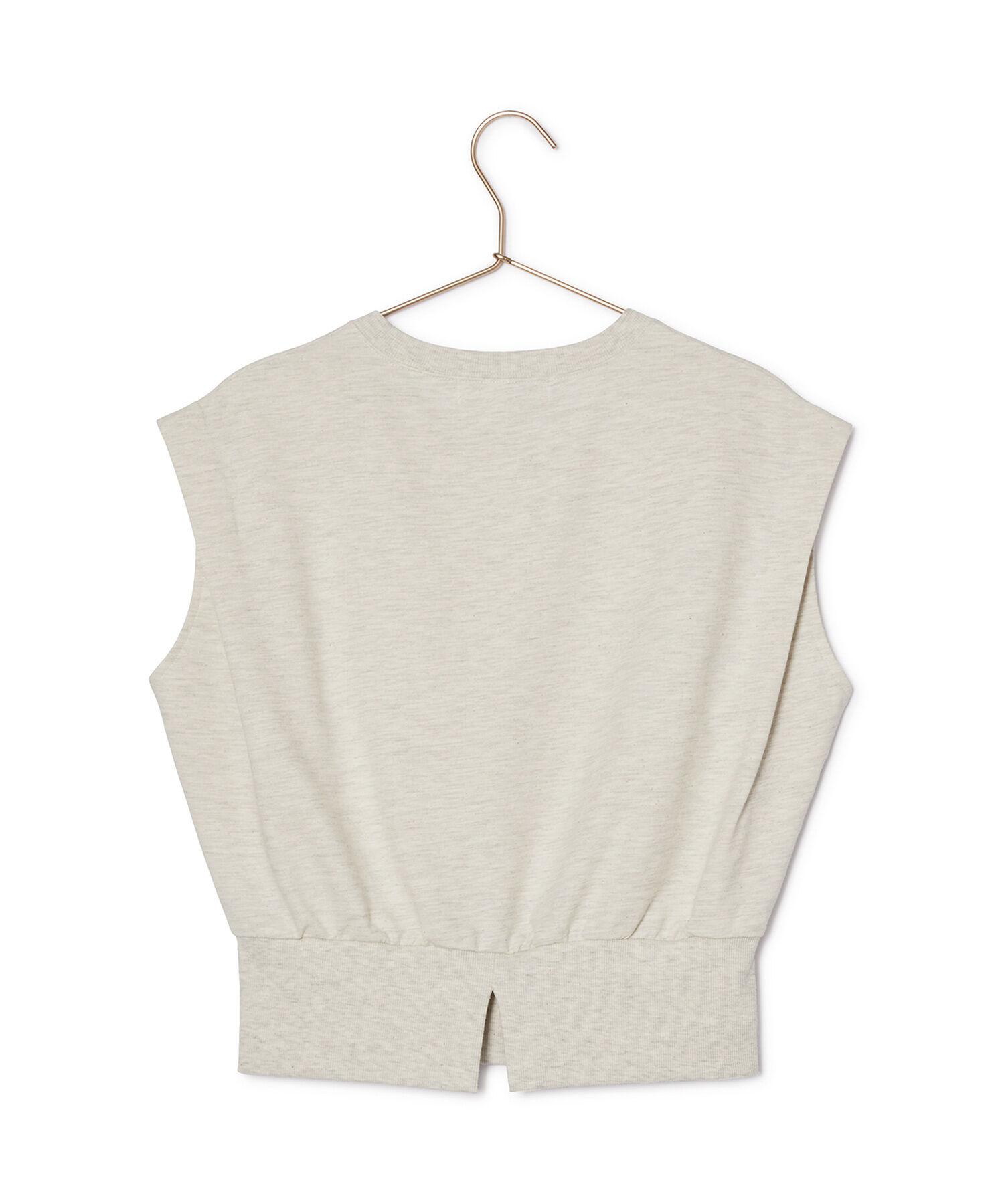 ROPE' PICNIC R「汗染み防止/バックスリットフレンチスリーブミニ裏毛プルオーバー」|スウェット・ジャージ|