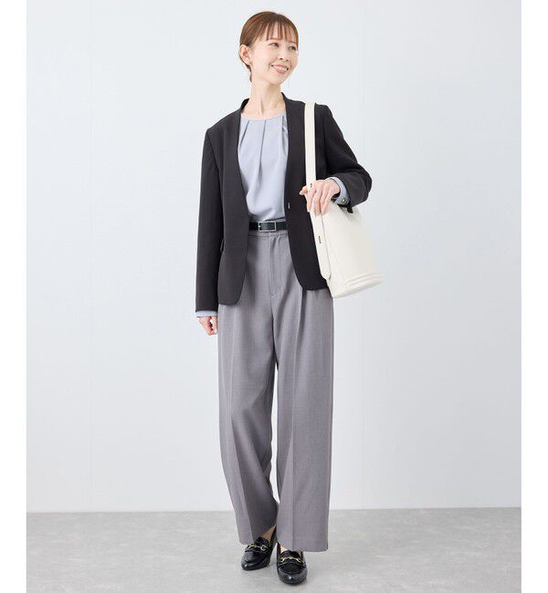 Rope&rsquo;Picnic「【WEB限定カラー】多機能ランダムタックブラウス/セレモニー・通勤対応」|シャツ・ブラウス|