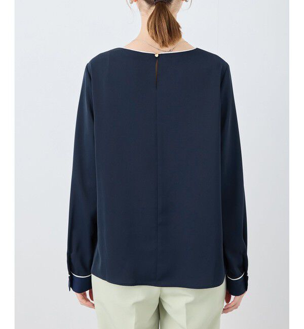 Rope&rsquo;Picnic「【WEB限定カラー】多機能ランダムタックブラウス/セレモニー・通勤対応」|シャツ・ブラウス|