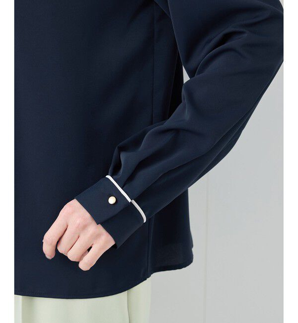 Rope&rsquo;Picnic「【WEB限定カラー】多機能ランダムタックブラウス/セレモニー・通勤対応」|シャツ・ブラウス|