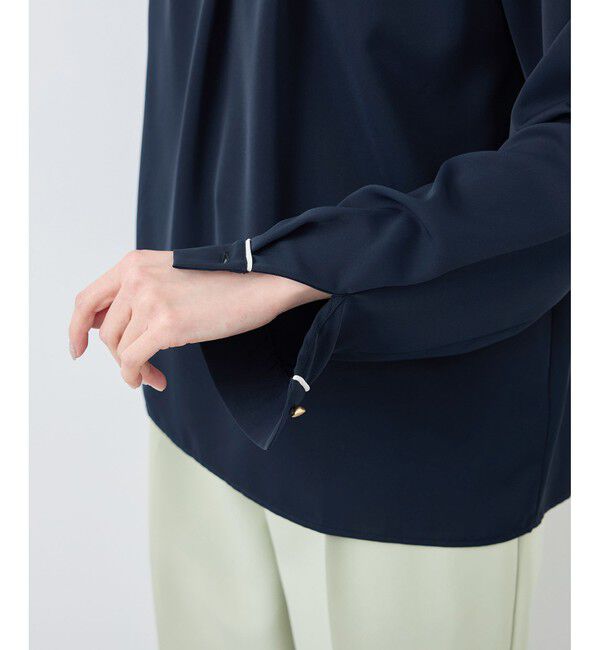 Rope&rsquo;Picnic「【WEB限定カラー】多機能ランダムタックブラウス/セレモニー・通勤対応」|シャツ・ブラウス|