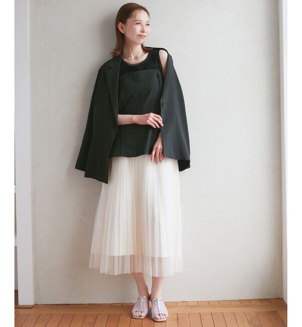 Rope&rsquo;Picnic「【吸水速乾・防シワ】エフォートレスリラックスビスチェ」|キャミソール|