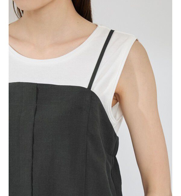 Rope&rsquo;Picnic「【吸水速乾・防シワ】エフォートレスリラックスビスチェ」|キャミソール|