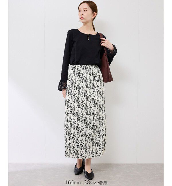 Rope&rsquo;Picnic「フラワープリントスカート/リンクコーデ」|スカート|