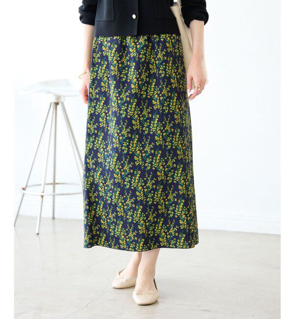 Rope&rsquo;Picnic「フラワープリントスカート/リンクコーデ」|スカート|