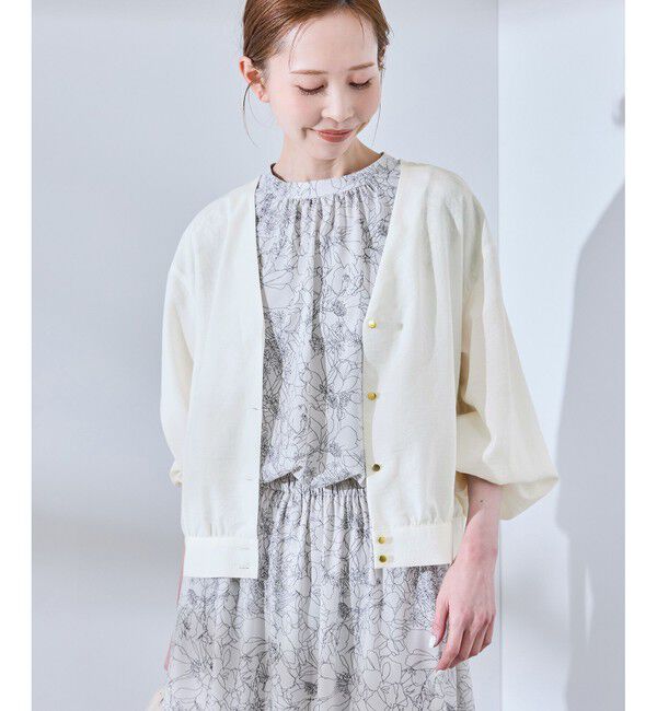 Rope&rsquo;Picnic「ブラウスカーディガン」|カーディガン|