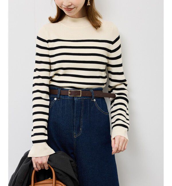 Rope&rsquo;Picnic「アンチピリングプチハイネックニット/リンクコーデ」|ニット・セーター|