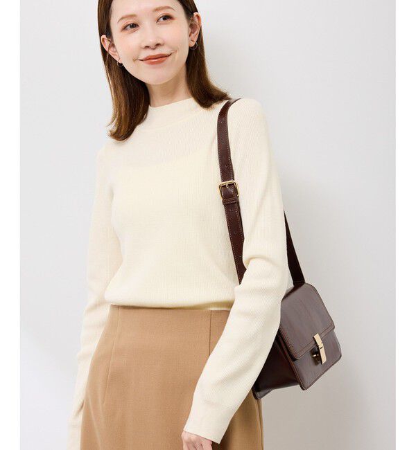 Rope&rsquo;Picnic「アンチピリングプチハイネックニット/リンクコーデ」|ニット・セーター|