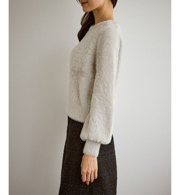 Rope&rsquo;Picnic「ショートフェザーニットプルオーバー」|ニット・セーター|