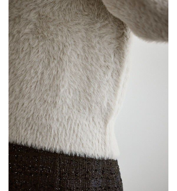 Rope&rsquo;Picnic「ショートフェザーニットプルオーバー」|ニット・セーター|