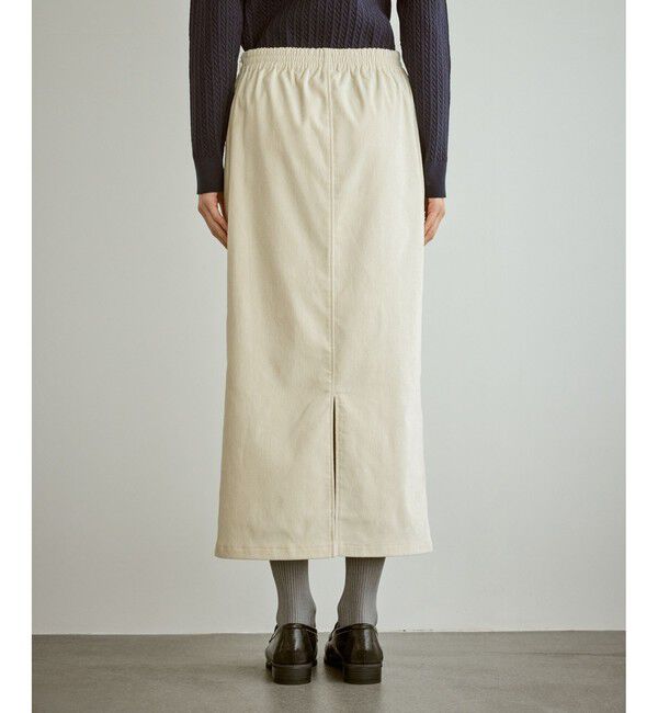 Rope&rsquo;Picnic「シェニール織アイラインスカート」|スカート|