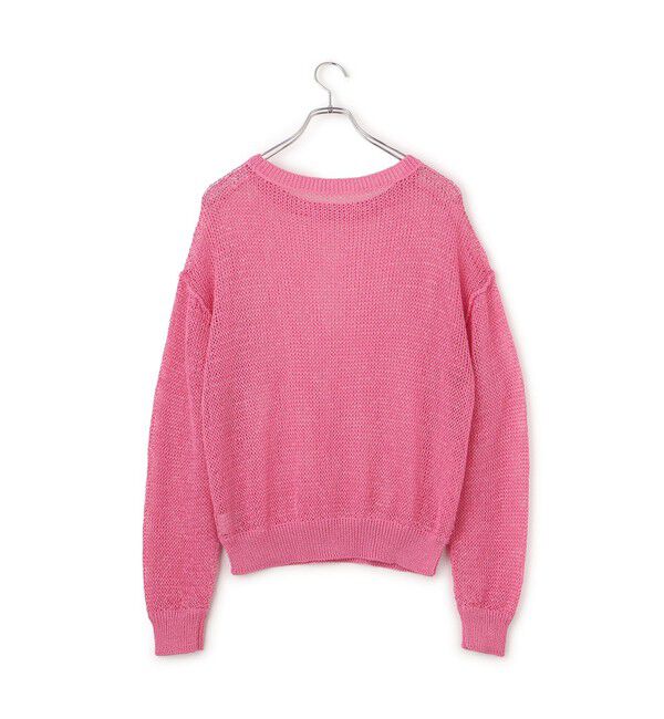 ADAM ET ROPE'「【サステナブル】ローゲージリリーニットプルオーバー」|ニット・セーター|