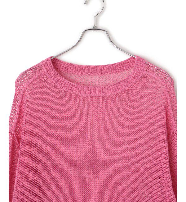 ADAM ET ROPE'「【サステナブル】ローゲージリリーニットプルオーバー」|ニット・セーター|