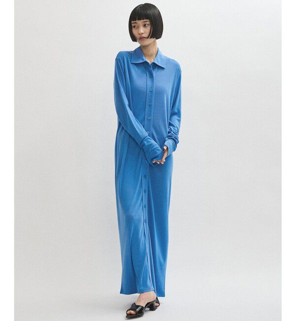 ADAM ET ROPE'「ポロシャツライクカットソーワンピース」|ワンピース|ブルーサブ