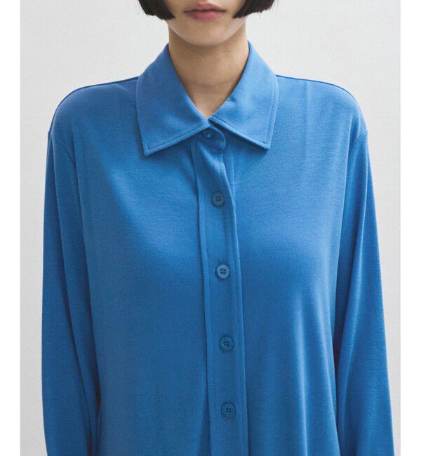 ADAM ET ROPE'「ポロシャツライクカットソーワンピース」|ワンピース|