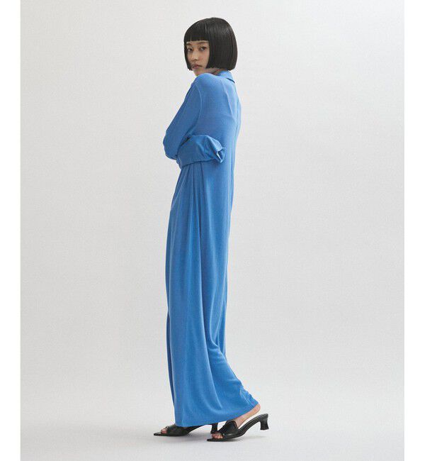 ADAM ET ROPE'「ポロシャツライクカットソーワンピース」|ワンピース|