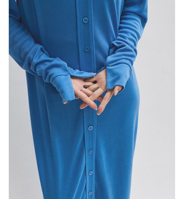 ADAM ET ROPE'「ポロシャツライクカットソーワンピース」|ワンピース|