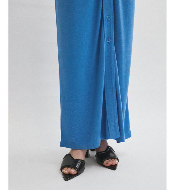 ADAM ET ROPE'「ポロシャツライクカットソーワンピース」|ワンピース|