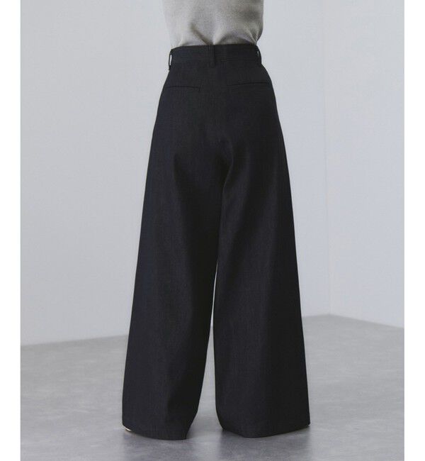 ADAM ET ROPE'「ツイストシームワイドデニム」|デニム|