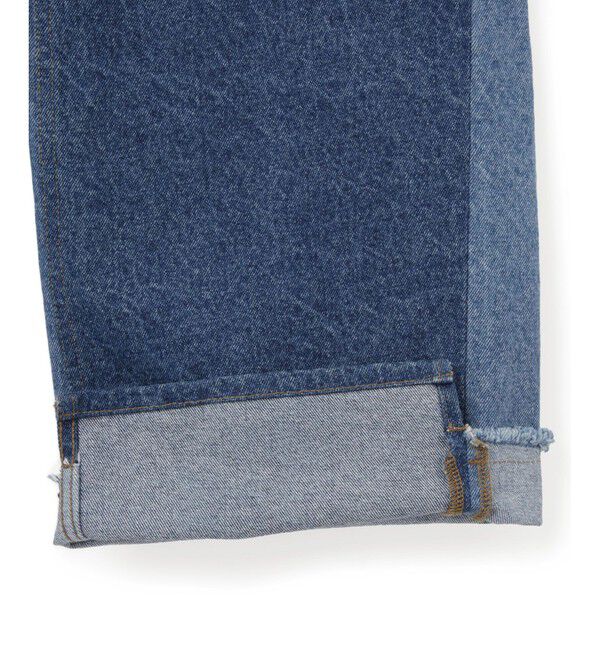 ADAM ET ROPE'「【WEB限定】イレギュラーヘムワイドストレートパンツ」|チノ|