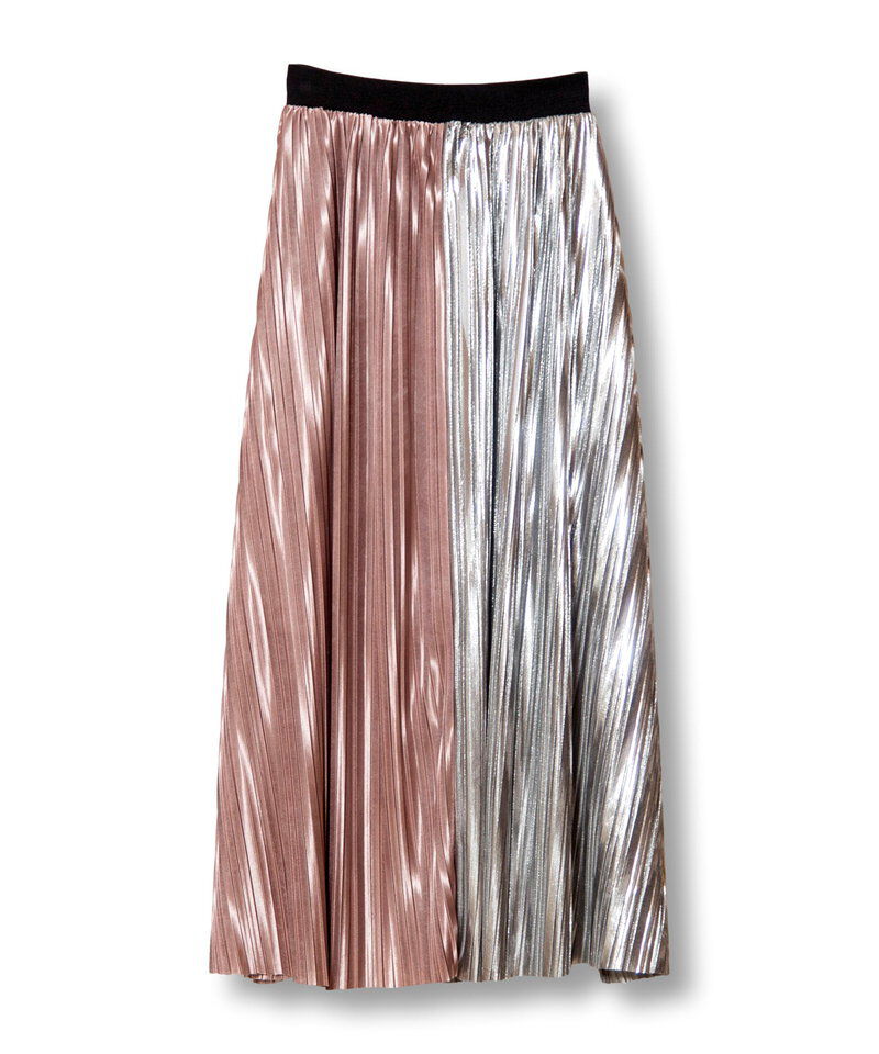  「切替ランダムプリーツスカート」|スカート|