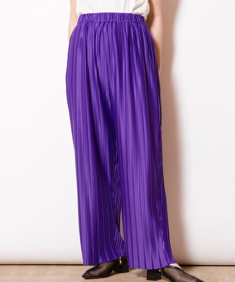  「ランダムプリーツテーパードパンツ」|その他|PURPLE