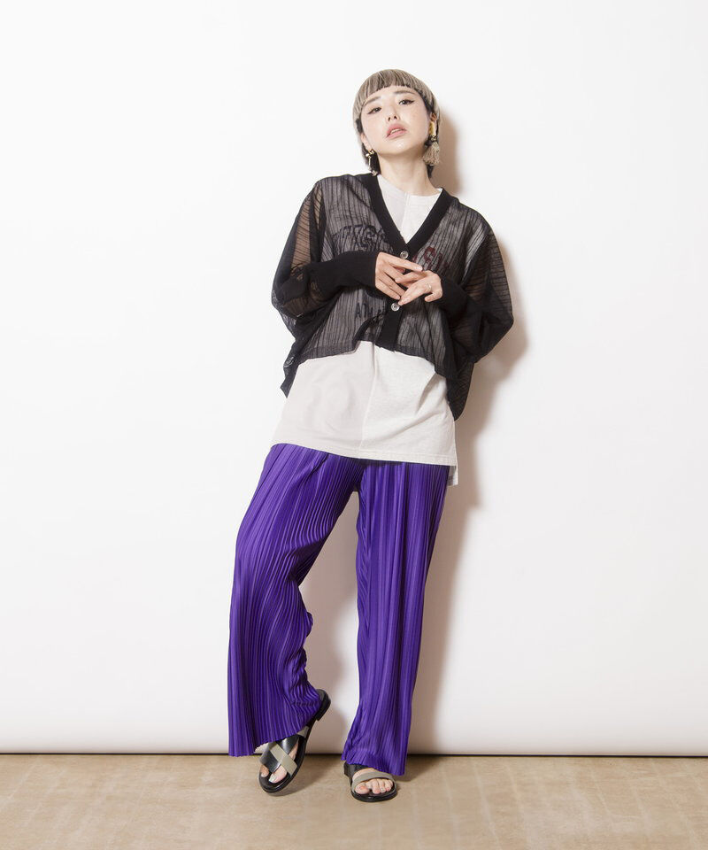  「ランダムプリーツテーパードパンツ」|その他|