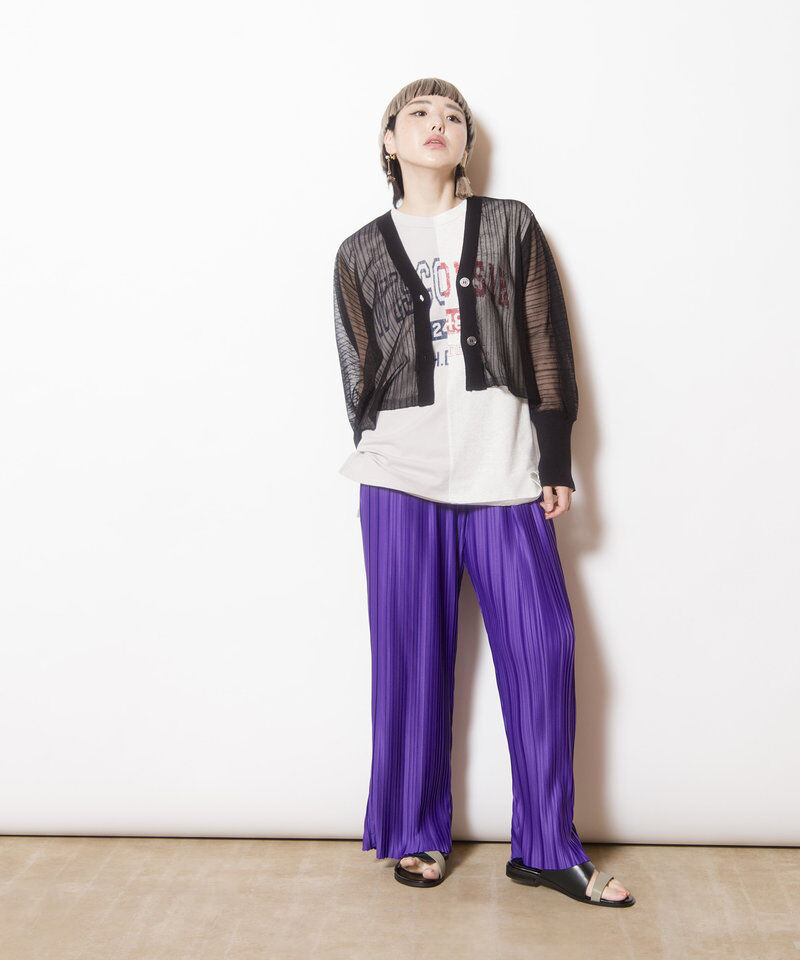  「ランダムプリーツテーパードパンツ」|その他|