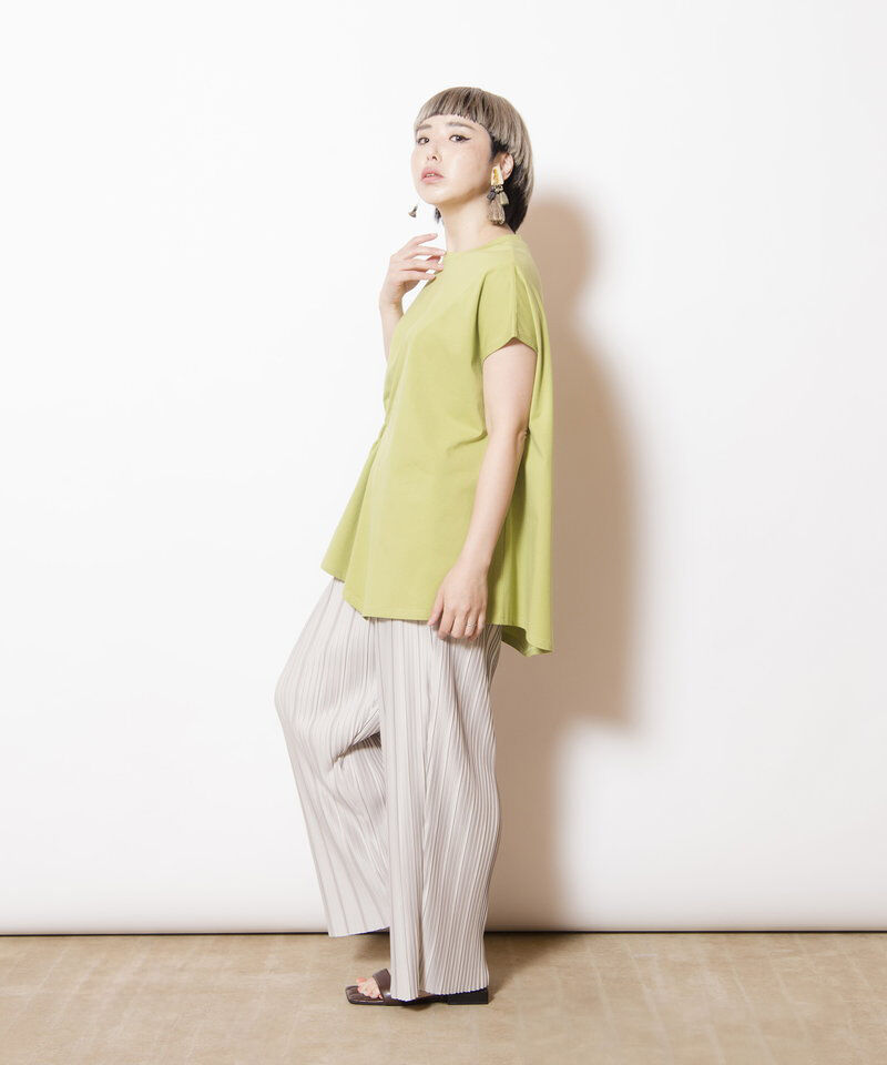  「ランダムプリーツテーパードパンツ」|その他|