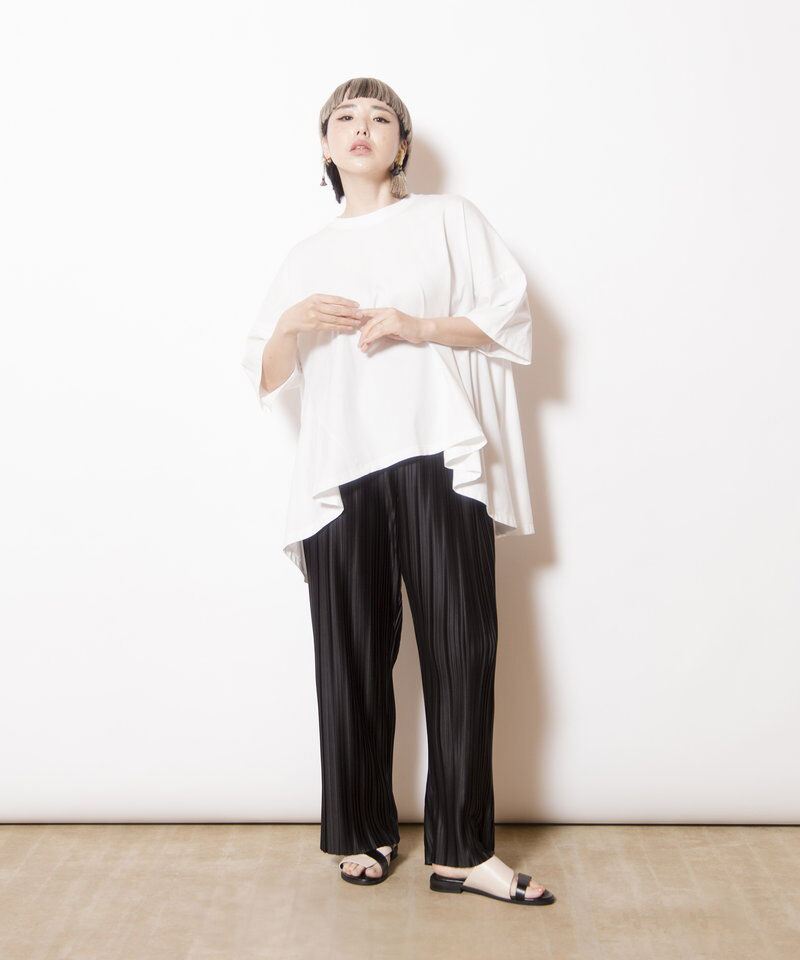  「ランダムプリーツテーパードパンツ」|その他|