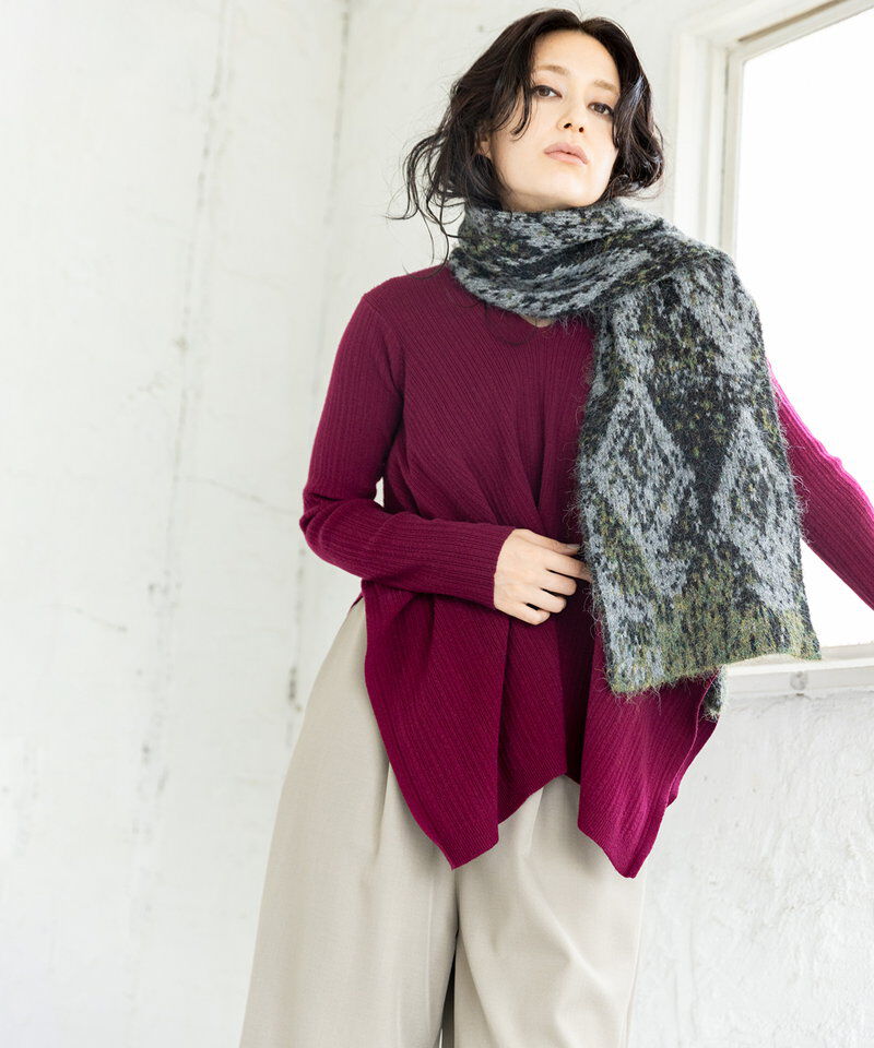  「スクエアヘムニットプルオーバー」|ニット・セーター|