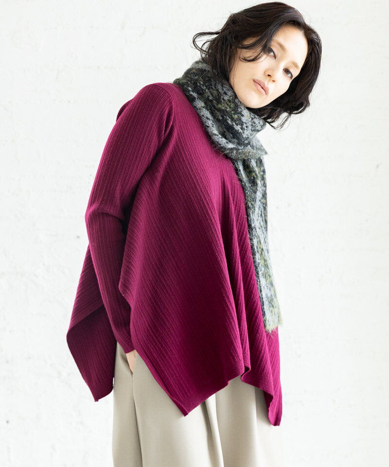  「スクエアヘムニットプルオーバー」|ニット・セーター|