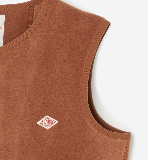 DANTON「DANTON | キッズ フリースカラーレスベスト」|ダウンベスト・ベスト|