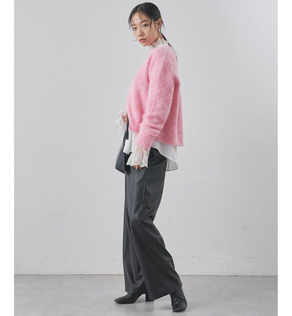  「スーリーアルパカクルーネックプルオーバー」|ニット・セーター|