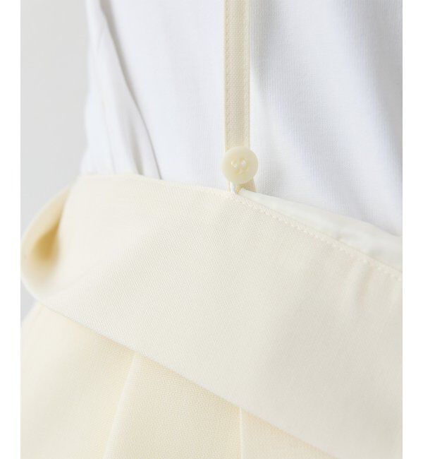  「ハイウエストタックパンツ」|チノ|