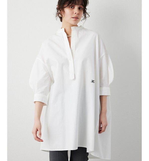  「刺繍チュニックシャツ」|シャツ・ブラウス|