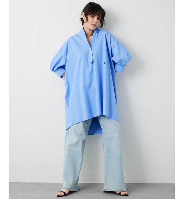  「刺繍チュニックシャツ」|シャツ・ブラウス|