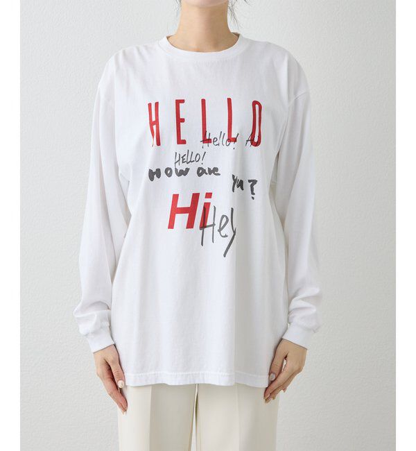  「ロゴロングスリーブTシャツ」|Tシャツ・カットソー|