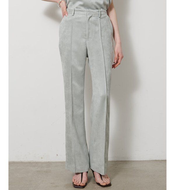 Drawing Numbers「【Drawing Numbers】フェイクスエードパンツ」|チノ|グリーン