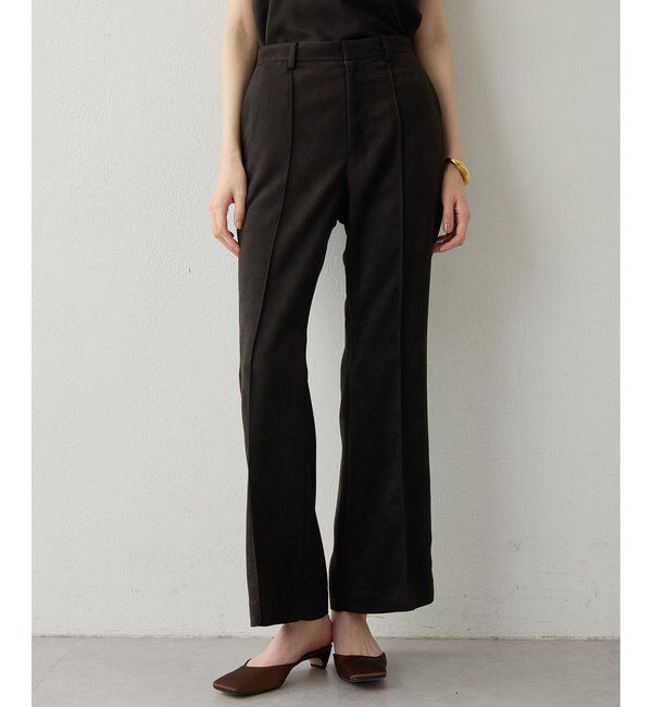 Drawing Numbers「【Drawing Numbers】フェイクスエードパンツ」|チノ|ブラウン