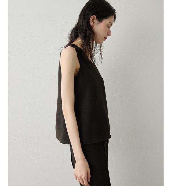 Drawing Numbers「【Drawing Numbers】フェイクスエードタンクブラウス」|シャツ・ブラウス|
