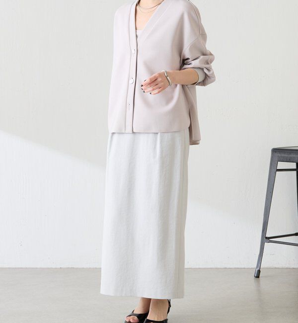  「《WEB限定/気温調整に◎》メタル釦ジョーゼットカーディガン」|Tシャツ・カットソー|