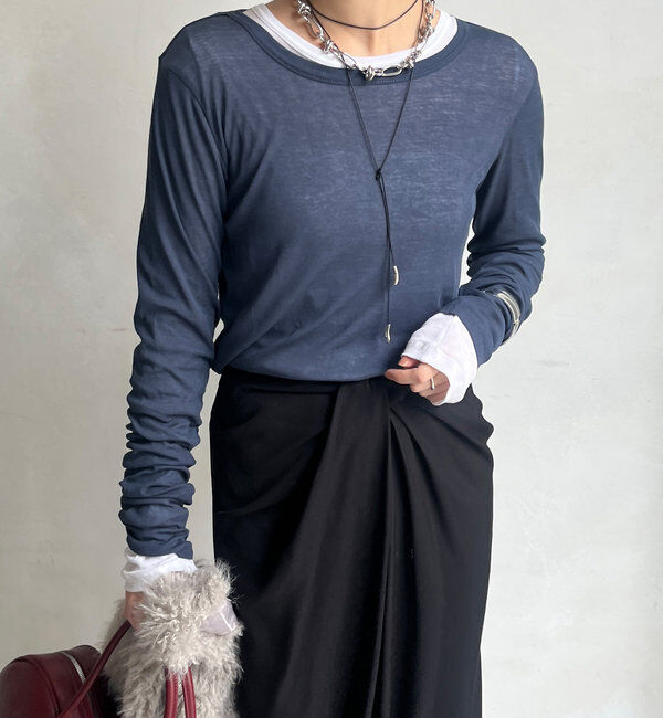  「【新色追加】コットンシアーTEE」|Tシャツ・カットソー|