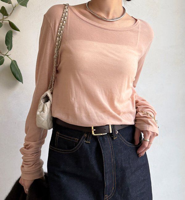  「【新色追加】コットンシアーTEE」|Tシャツ・カットソー|