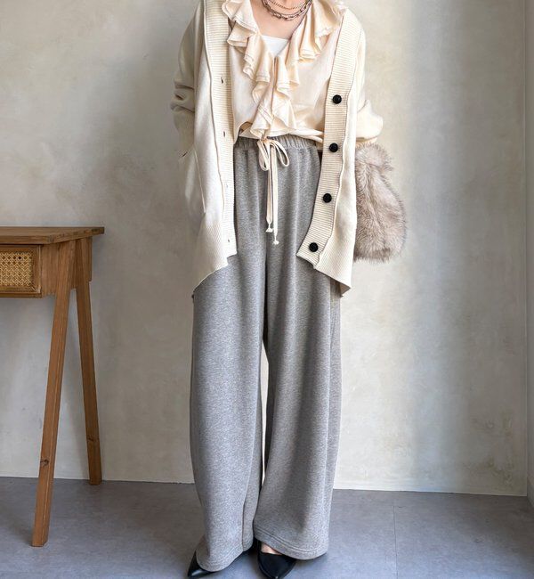  「マシーンウォッシャブルニットカーディガン」|カーディガン|