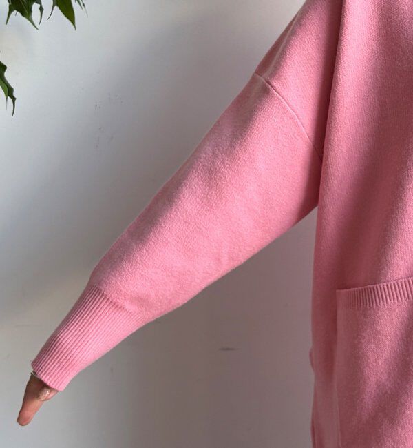  「マシーンウォッシャブルニットカーディガン」|カーディガン|