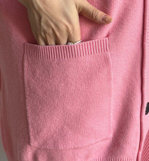  「マシーンウォッシャブルニットカーディガン」|カーディガン|