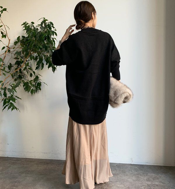  「マシーンウォッシャブルニットカーディガン」|カーディガン|