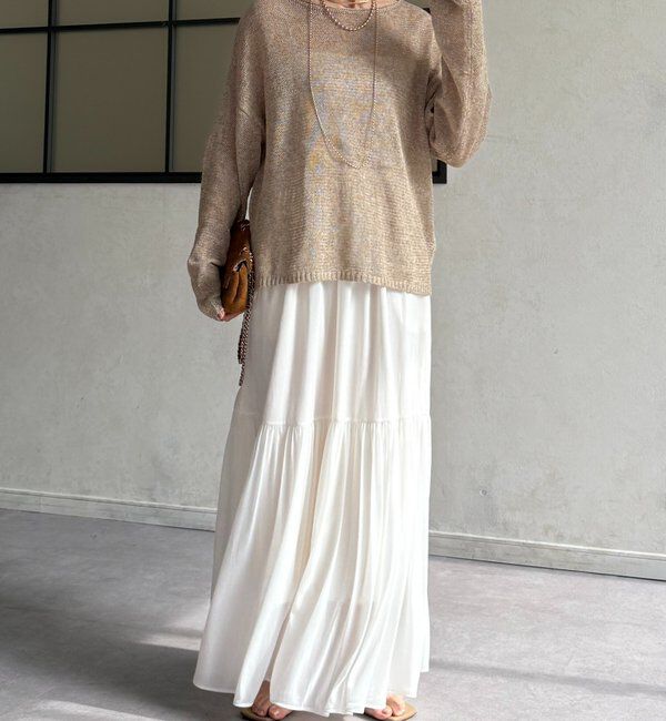  「メランジプルオーバー」|ニット・セーター|