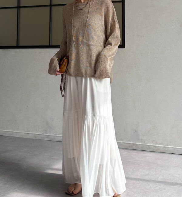  「メランジプルオーバー」|ニット・セーター|